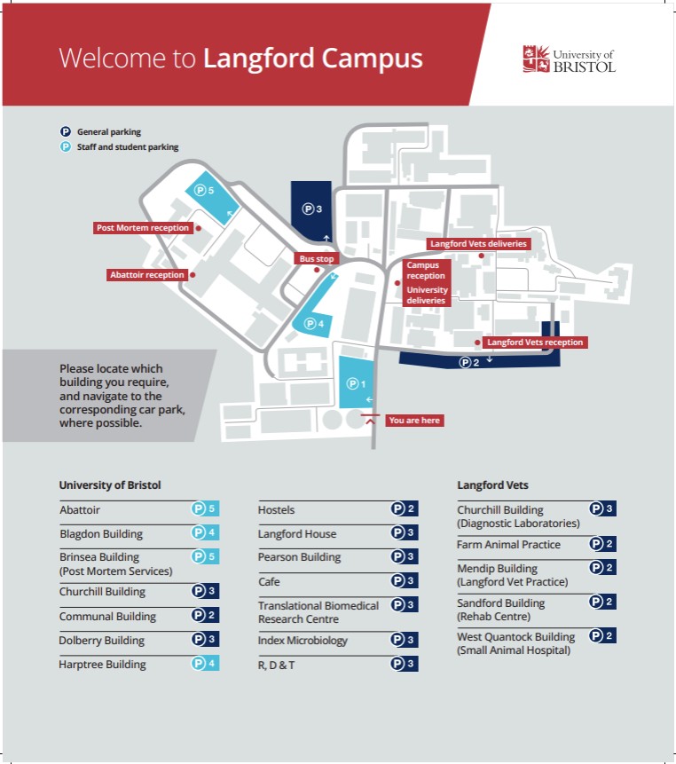 Langford parking map